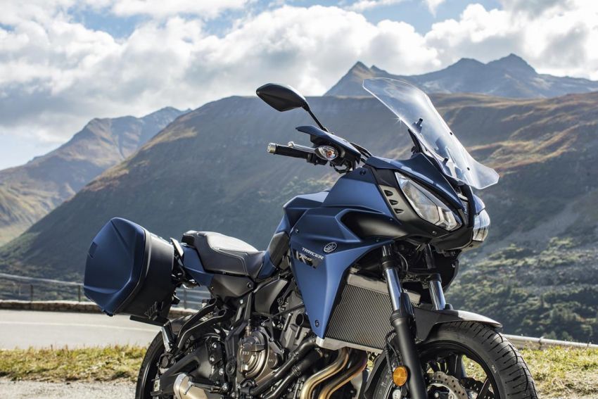 Yamaha Tracer 700 GT có ngoại hình giống với Tracer 700 tiêu chuẩn Yamaha Tracer 700 GT có ngoại hình giống với Tracer 700 tiêu chuẩn