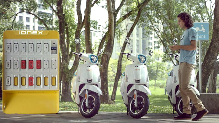 Những chiếc xe ga điện MANY đã được Kymco giới thiệu tại Nhật vào đầu năm nay