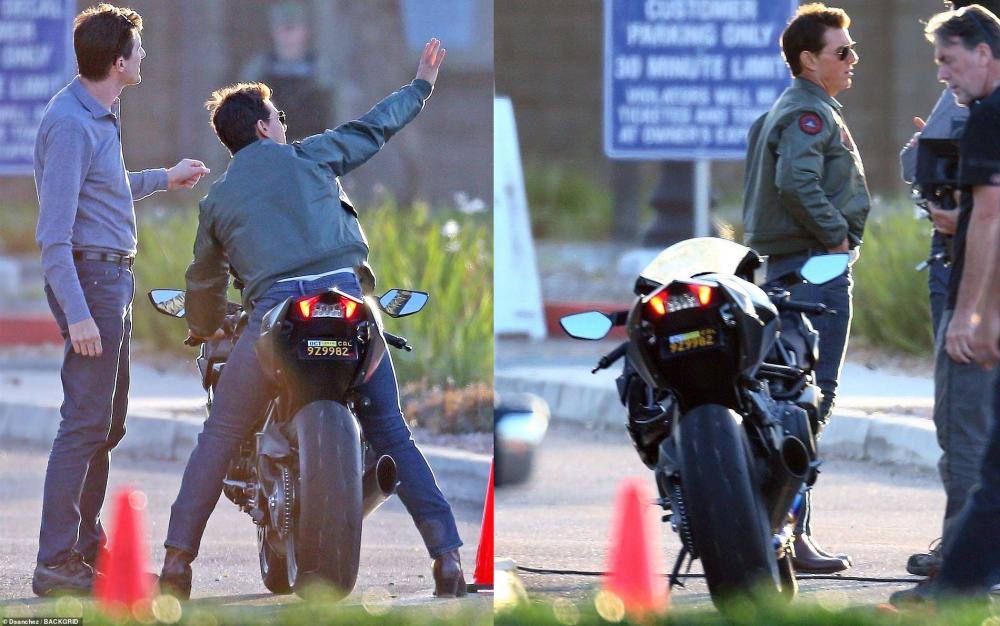 Tom Cruise xuất hiện cùng Kawasaki Ninja H2 hứa hẹn nhiều cảnh tốc độ trong phim Tom Cruise xuất hiện cùng Kawasaki Ninja H2 hứa hẹn nhiều cảnh tốc độ trong phim