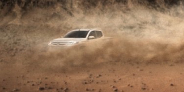 Hình ảnh úp mở mới của Mitsubishi Triton 2019