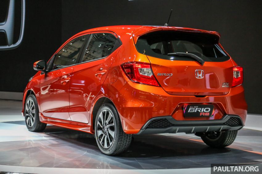 Thiết kế đuôi xe của Honda Brio 2018