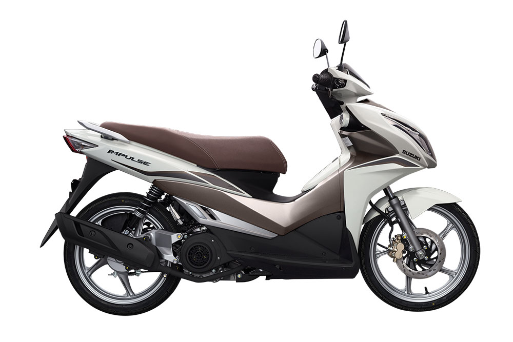 Suzuki Impulse 125 Fi Trắng-Nâu