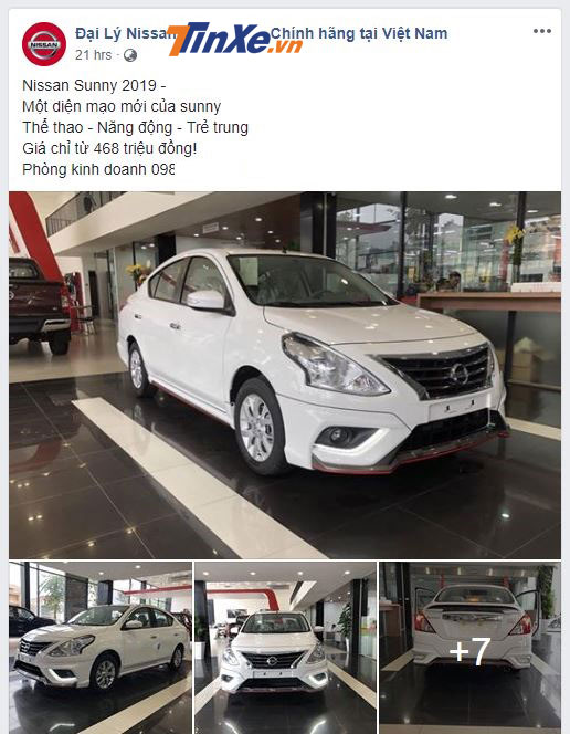 Đại lý Nissan hé lộ giá bán của Sunny 2019 tại Việt Nam Đại lý Nissan hé lộ giá bán của Sunny 2019 tại Việt Nam