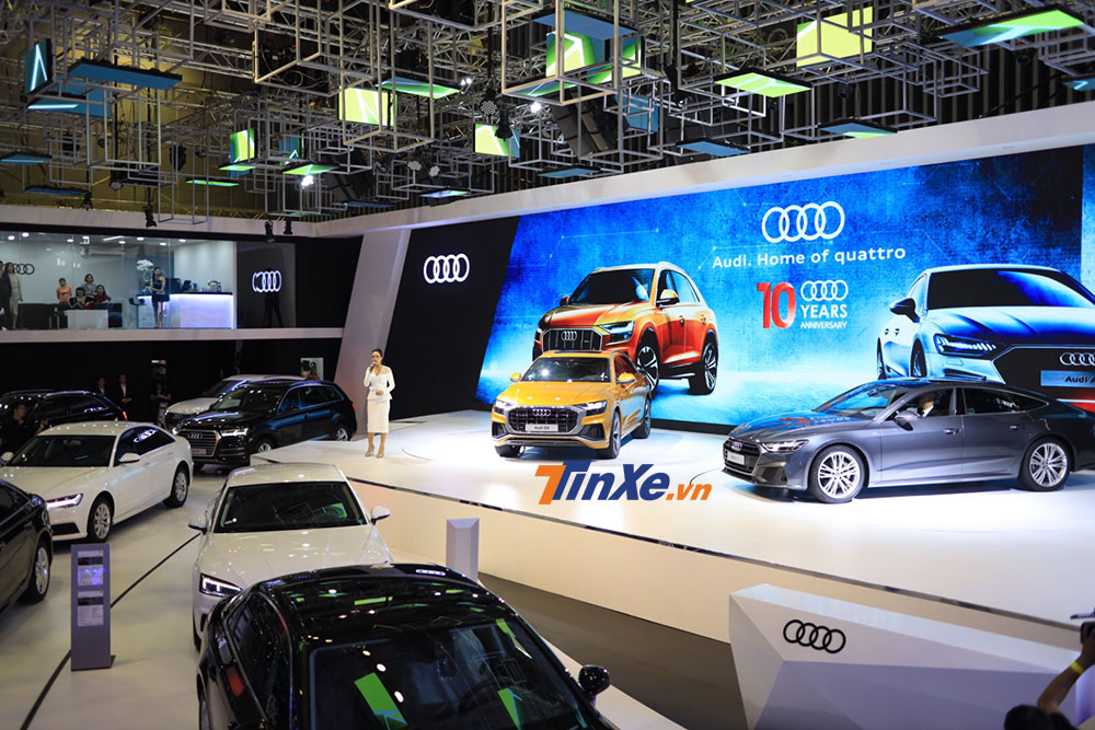 Gian trưng bày của Audi với 2 ngôi sao Q8 và A7 Sportback 2019