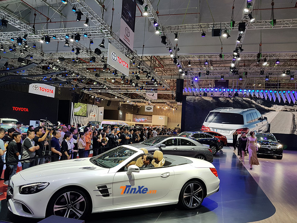 Gian hàng Mercedes-Benz trong triển lãm VMS 2018