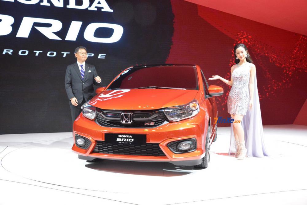 Cận cảnh đầu xe của Honda Brio 2018