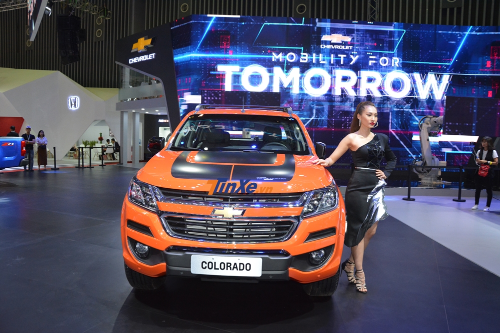  Colorado Storm tại gian hàng của Chevrolet ở triển lãm VMS 2018