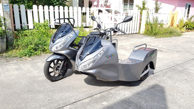 Honda PCX độ 3 bánh của người Thái