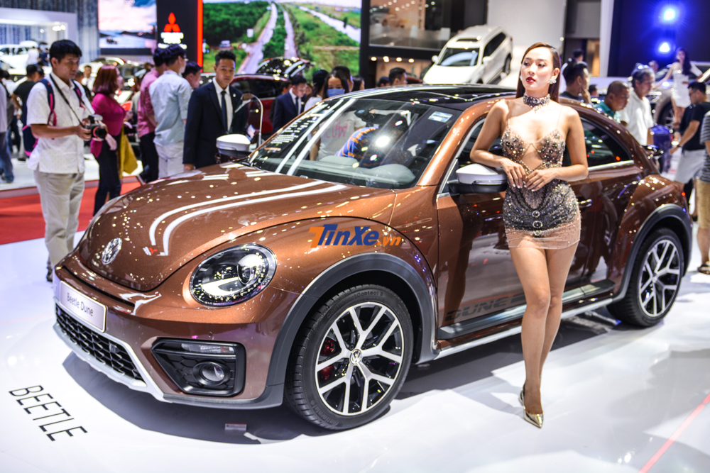Volkswagen Beetle Dune tại triển lãm VMS 2018 có bộ áo thỏi sô cô la 