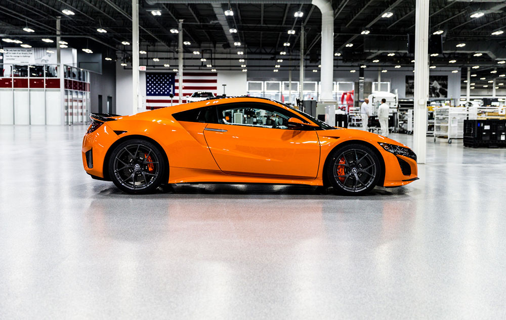 Nhà máy sản xuất Acura NSX được đặt trên đất Mỹ