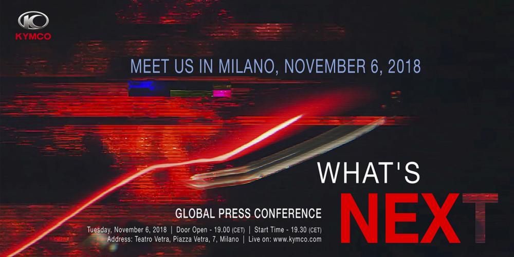 Một trong những Poster khá bí ẩn của Kymco với lời mời gọi đến với EICMA 2018 Một trong những Poster khá bí ẩn của Kymco với lời mời gọi đến với EICMA 2018