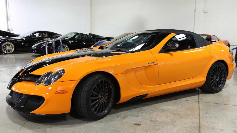 Trong số 6 chiếc Mercedes-Benz SLR McLaren Edition Roadster được sản xuất trên toàn thế giới chỉ duy nhất 1 chiếc mang bộ áo cam nổi bần bật Trong số 6 chiếc Mercedes-Benz SLR McLaren Edition Roadster được sản xuất trên toàn thế giới chỉ duy nhất 1 chiếc mang bộ áo cam nổi bần bật