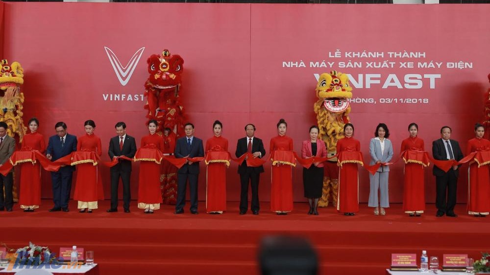 Lễ khánh thành nhà máy sản xuất xe máy điện Vinfast Lễ khánh thành nhà máy sản xuất xe máy điện Vinfast