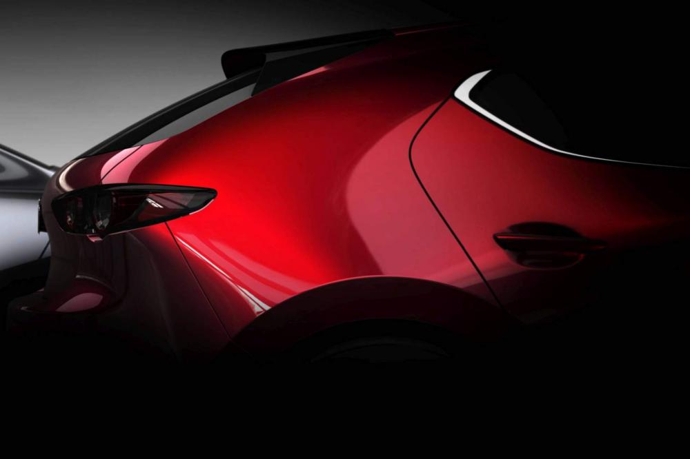 Đuôi xe Mazda 2019 bản hatchback