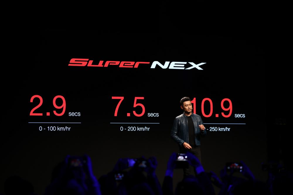 Trong buổi ra mắt, Kymco đã công bố khả năng tăng tốc vượt trội của Super NEX