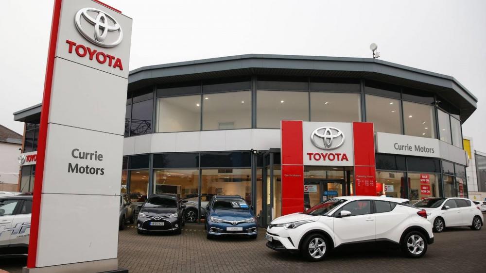 Một đại lý Toyota ở Bắc Mỹ
