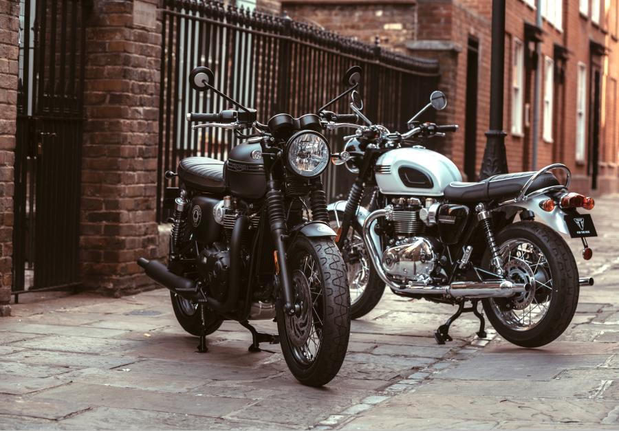 Triumph Bonneville phiên bản giới hạn được giới thiệu với 2 màu xám đen và trắng Triumph Bonneville phiên bản giới hạn được giới thiệu với 2 màu xám đen và trắng