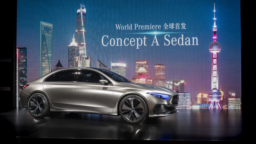 Mercedes-Benz Concept A ra mắt lần đầu ở Trung Quốc