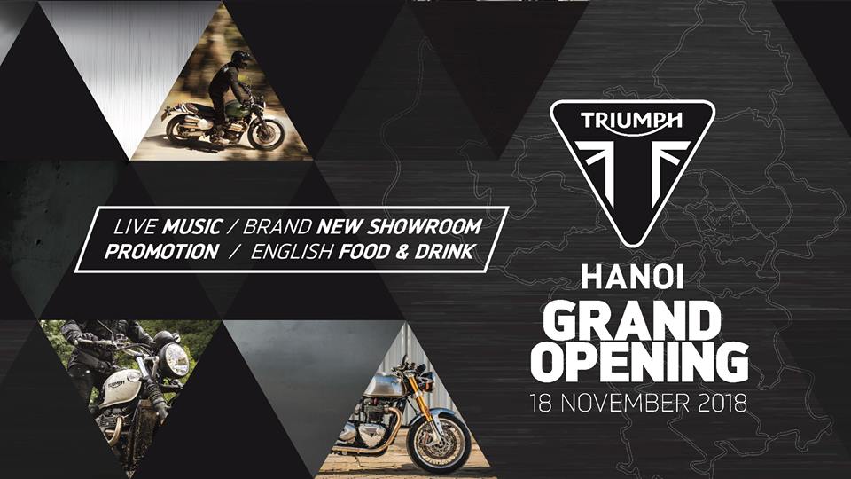 Triumph Việt Nam khai trương Showroom tại Hà Nội Triumph Việt Nam khai trương Showroom tại Hà Nội