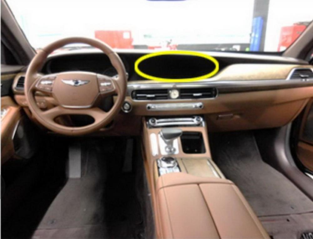 Hình ảnh rò rỉ của nội thất bên trong Genesis G90 2019