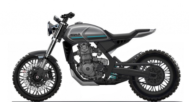 Chiếc xe sử dụng thiết kế từ những chiếc Flat Tracker Chiếc xe sử dụng thiết kế từ những chiếc Flat Tracker