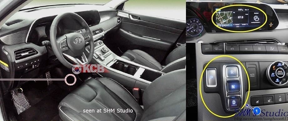 Nội thất bên trong Hyundai Palisade 2020