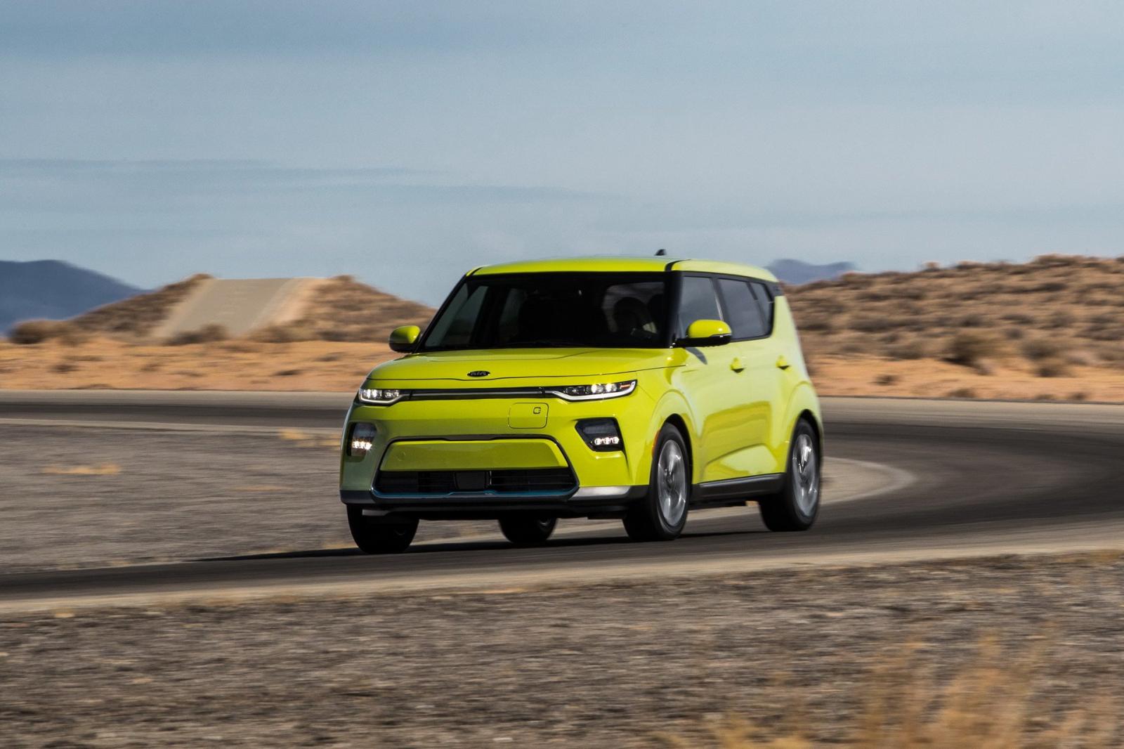 Kia Soul EV 2020 với thiết kế khác biệt một chút so với bản thường