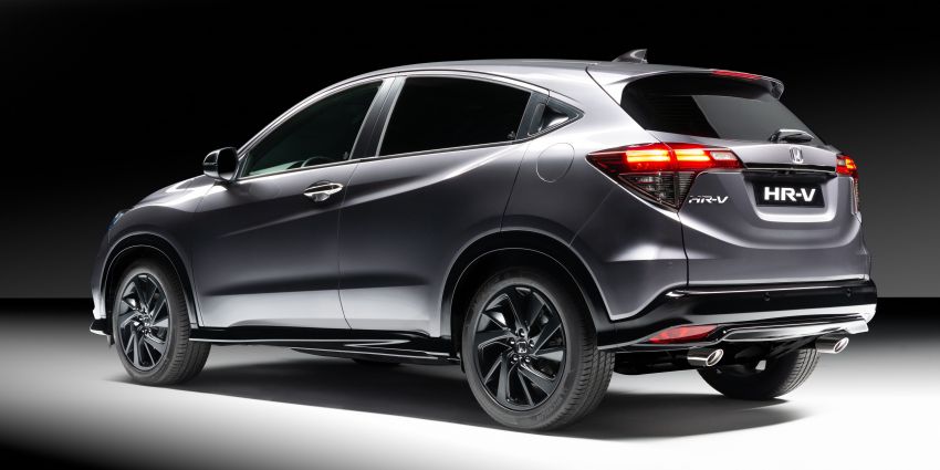 Góc nhìn phía sau của Honda HR-V Sport