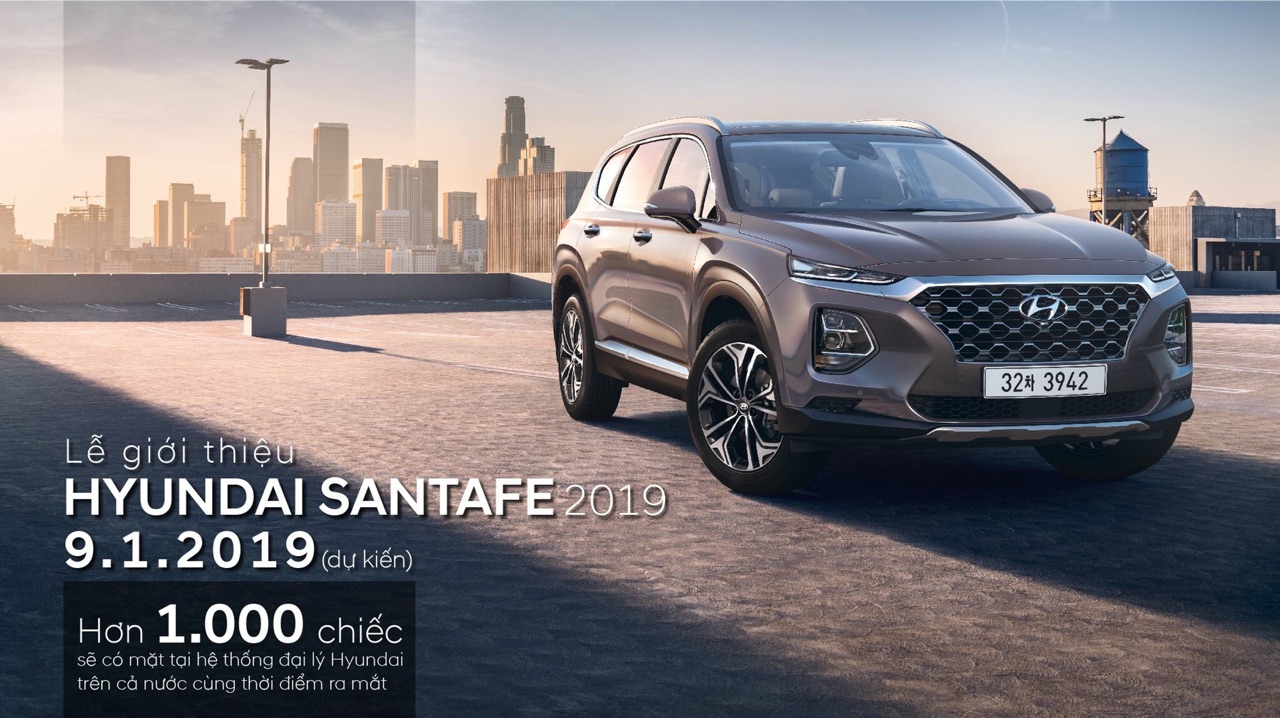 Hyundai Santa Fe 2019 có thể sẽ kịp đến tay khách hàng trong nước trước thời điểm Tết Âm lịch
