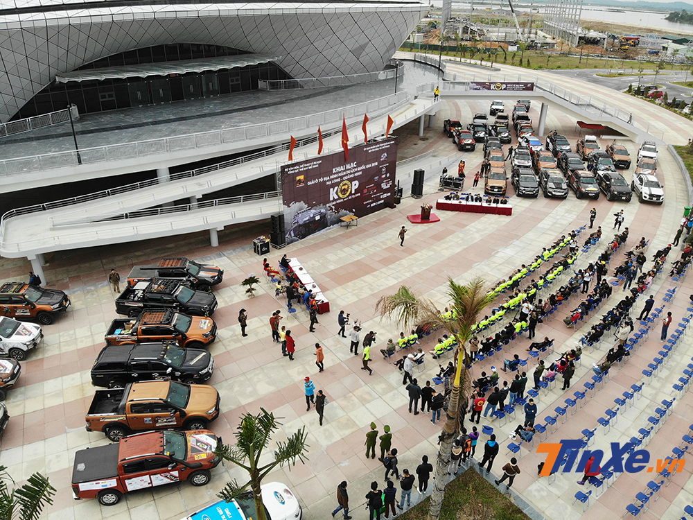 Dàn xe của các vận động viên tham gia KOP2018 đã sẵn sàng.