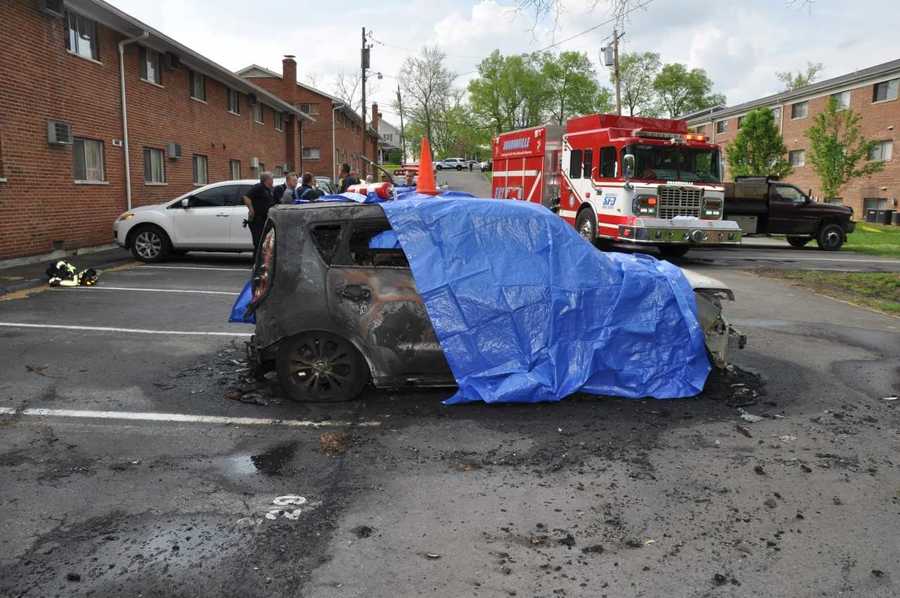 Một chiếc Kia Soul đời 2014 bốc cháy vào năm 2017 khiến một người đàn ông tử vong