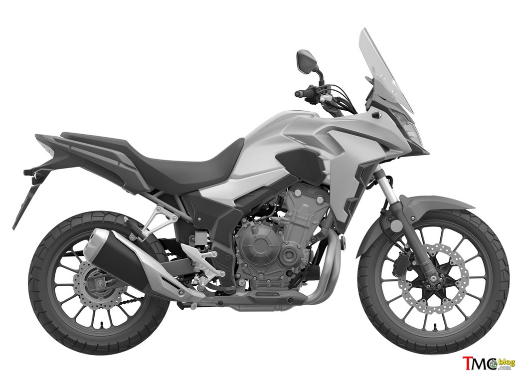 Bản vẽ 3D với thiết kế mới của Honda CB500X Bản vẽ 3D với thiết kế mới của Honda CB500X
