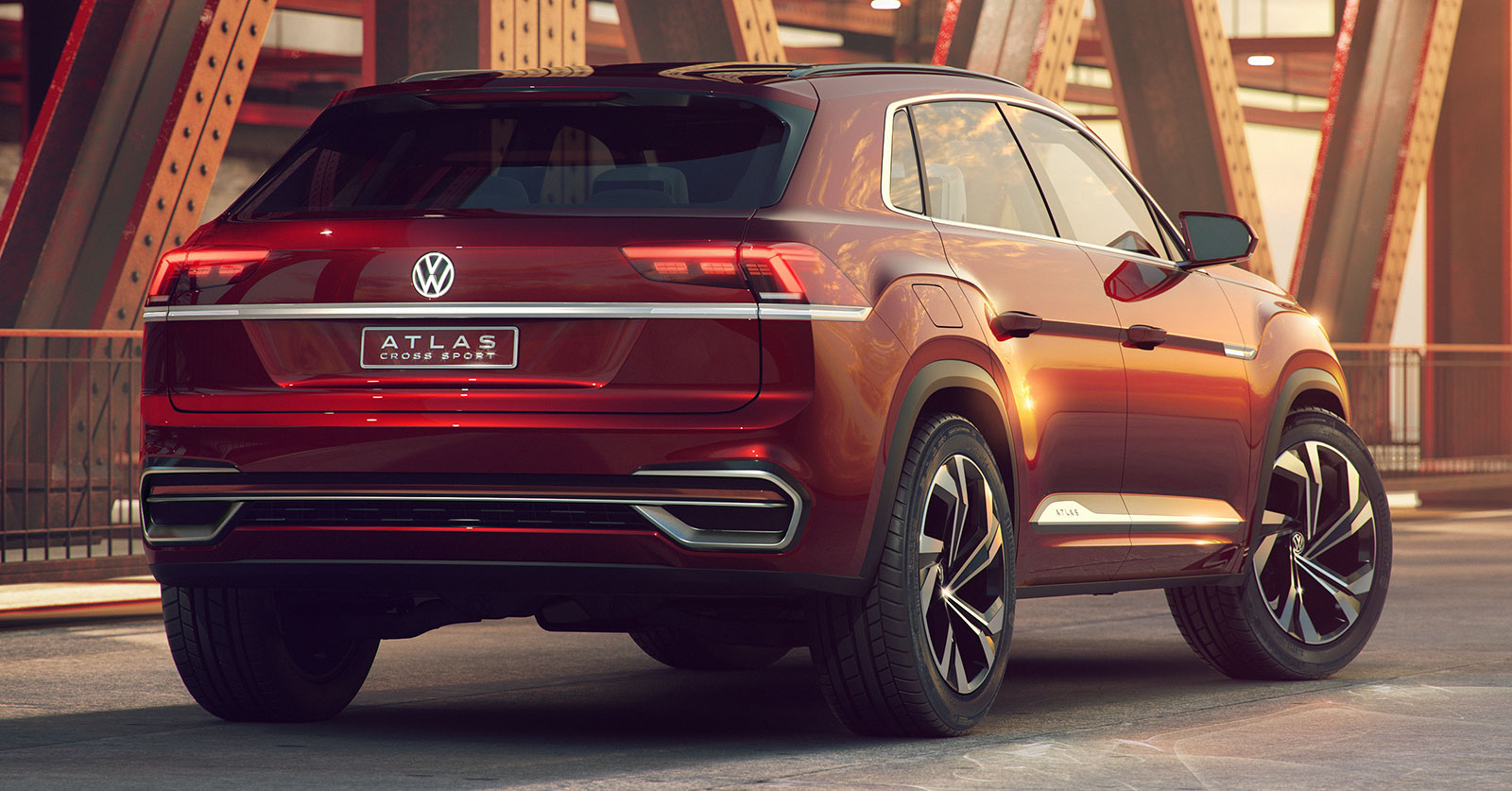 Volkswagen Atlas Cross Sport Concept ra mắt hồi đầu năm nay Volkswagen Atlas Cross Sport Concept ra mắt hồi đầu năm nay