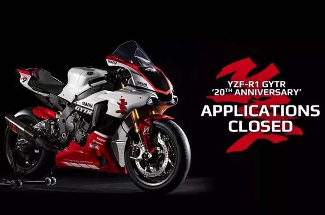 Việc đặt xe của mẫu Yamaha R1M này đã dừng do đã hết xe Việc đặt xe của mẫu Yamaha R1M này đã dừng do đã hết xe