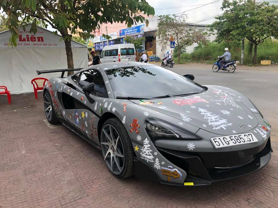 Công tử Bạc Liêu tậu siêu xe McLaren 570S độ độc nhất vô nhị tại Việt Nam