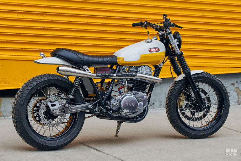 Yamaha SR500 - chiếc xe scrambler của Daniel Peter