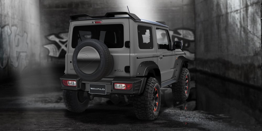 Suzuki Jimny Black Bison Edition nhìn từ phía sau