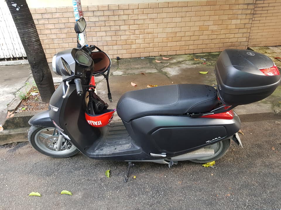 Độ thùng cho chiếc Vinfast Klara, tăng dung tích chứa đồ cho chiếc xe máy điện