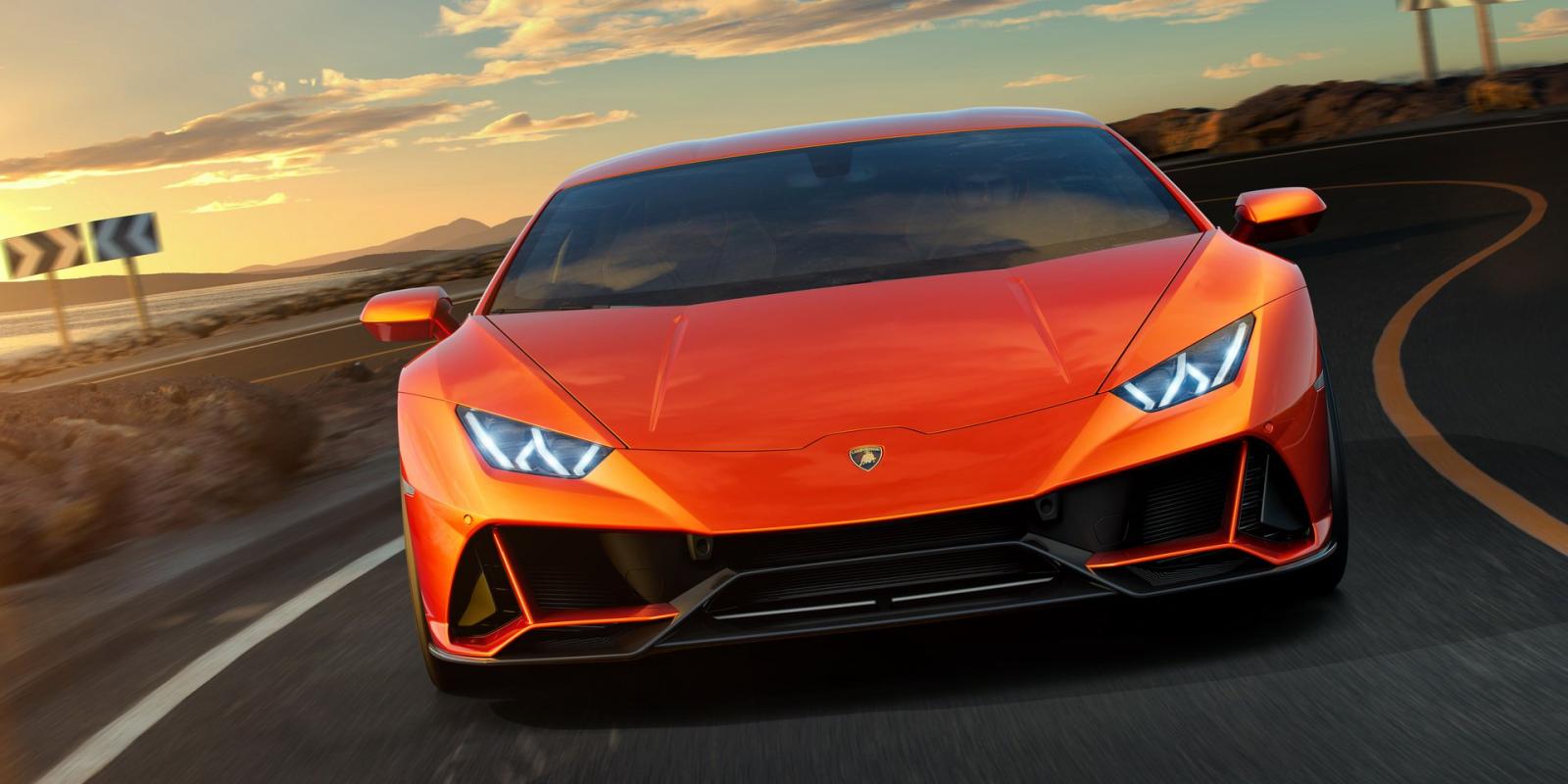 Cận cảnh thiết kế đầu xe của Lamborghini Huracan EVO 2020