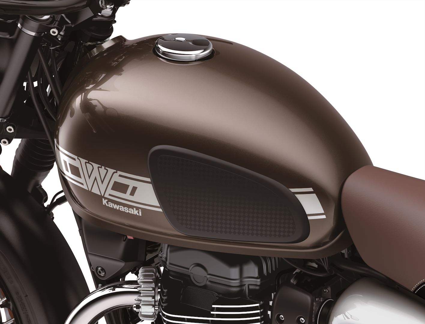 Màu nâu sẽ là màu đặc trưng trên W800 Cafe 2019