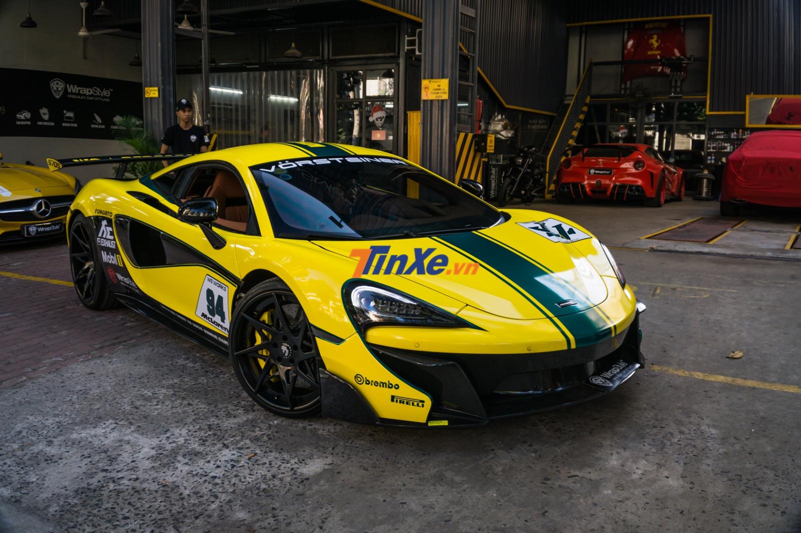 Chiếc siêu xe McLaren 570S này mới thay áo mới