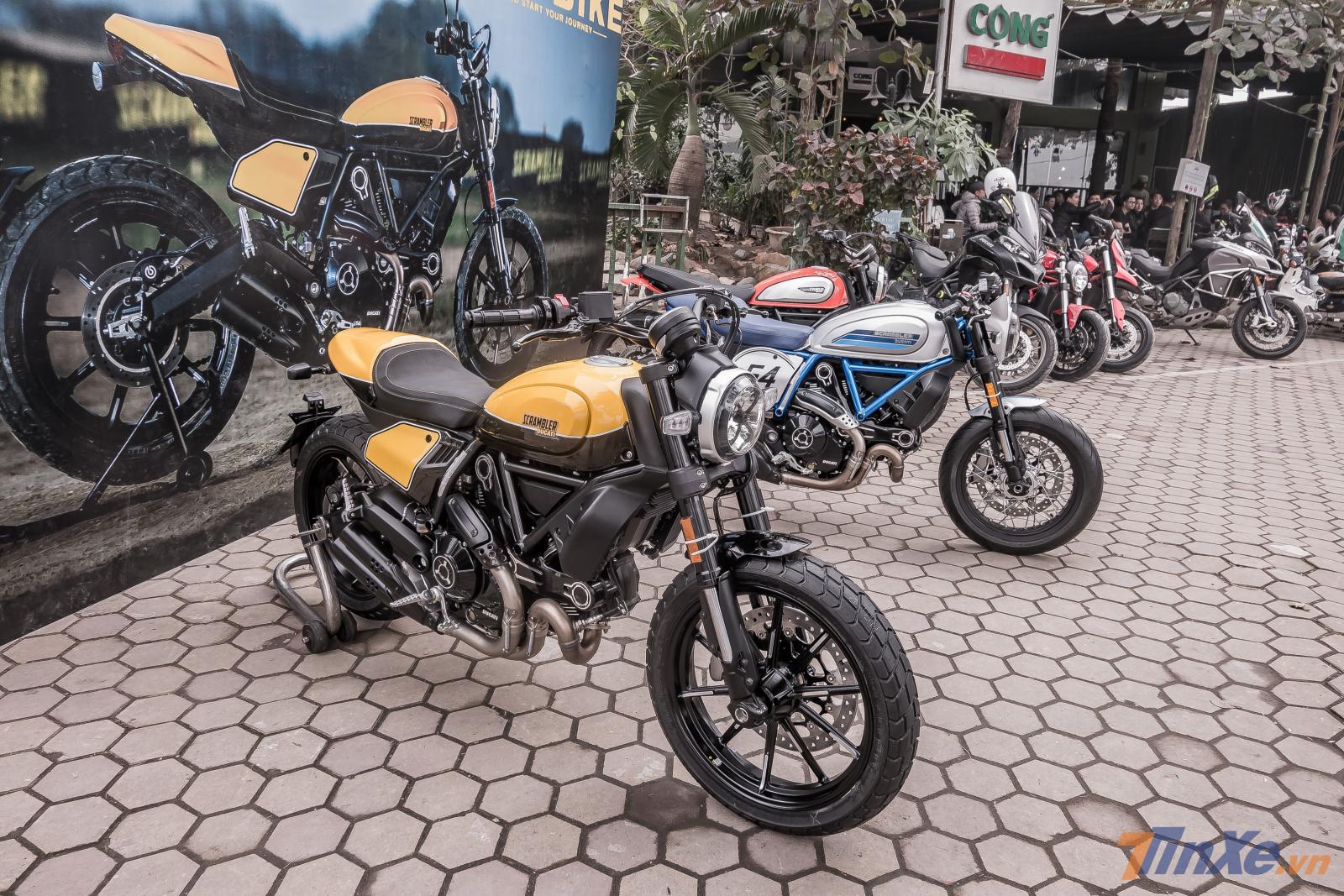 3 chiếc Ducati Scrambler phiên bản 2019 cập bến Hà Nội được Ducati Hà Nội mang ra buổi gặp mặt trưng bày