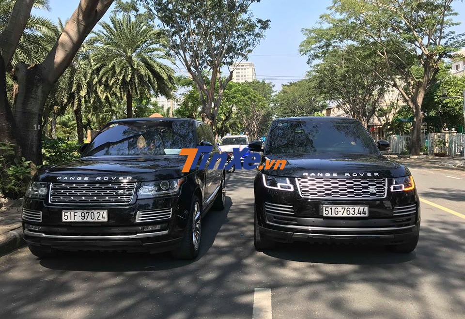 Cặp SUV hạng sang Range Rover của Minh Nhựa