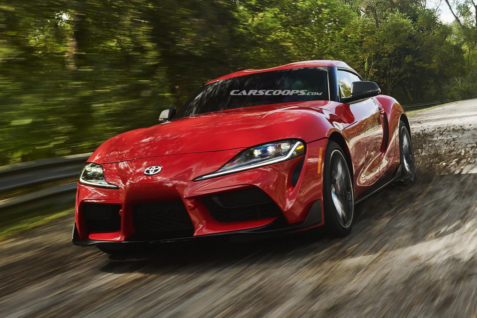 Cận cảnh đầu xe của Toyota Supra 2020 Cận cảnh đầu xe của Toyota Supra 2020
