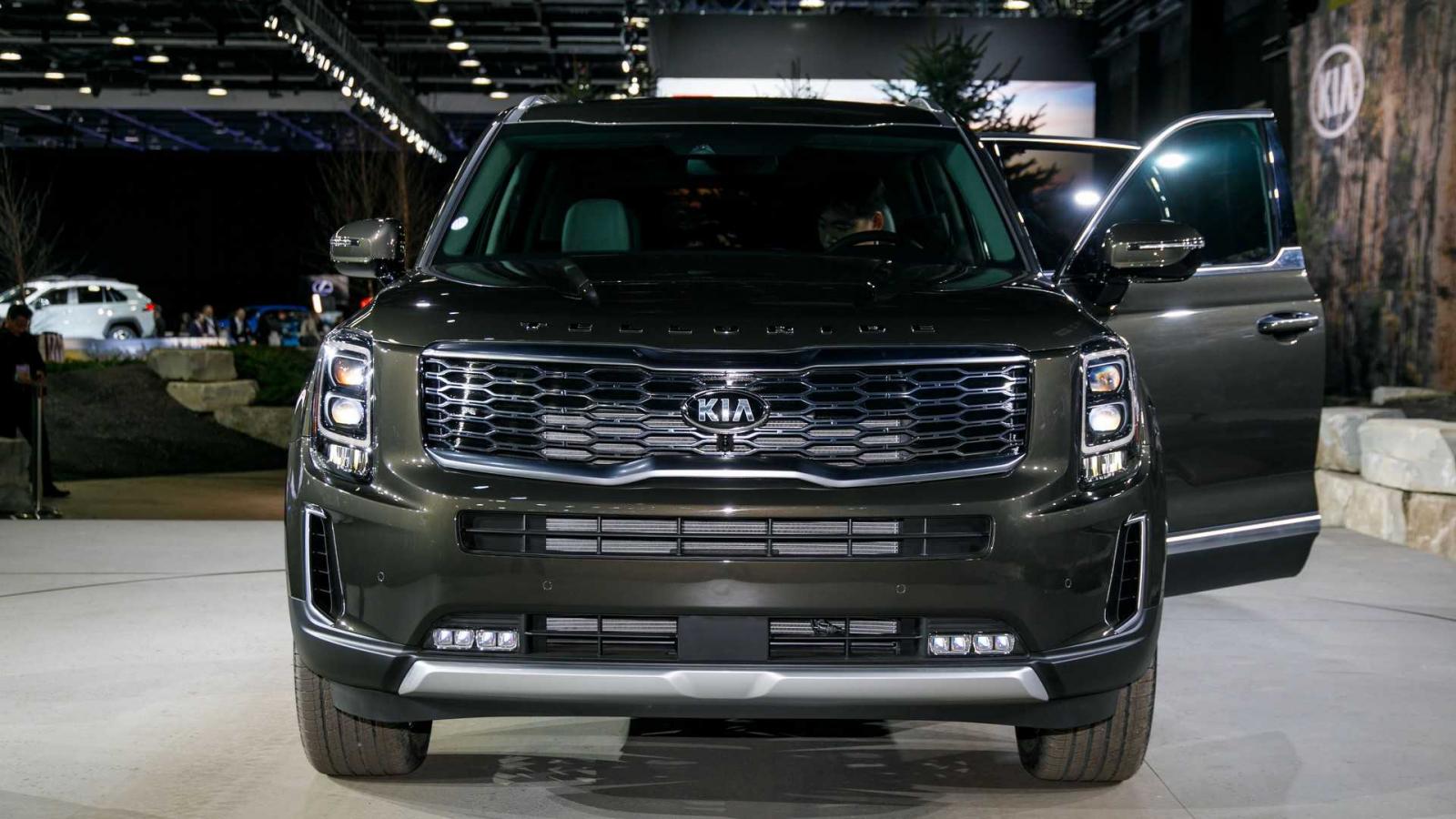 Thiết kế đầu xe của Kia Telluride 2020