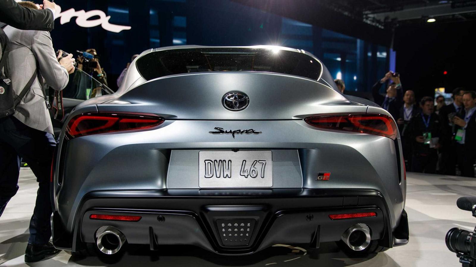 Thiết kế nhìn từ phía sau của Toyota GR Supra 2020
