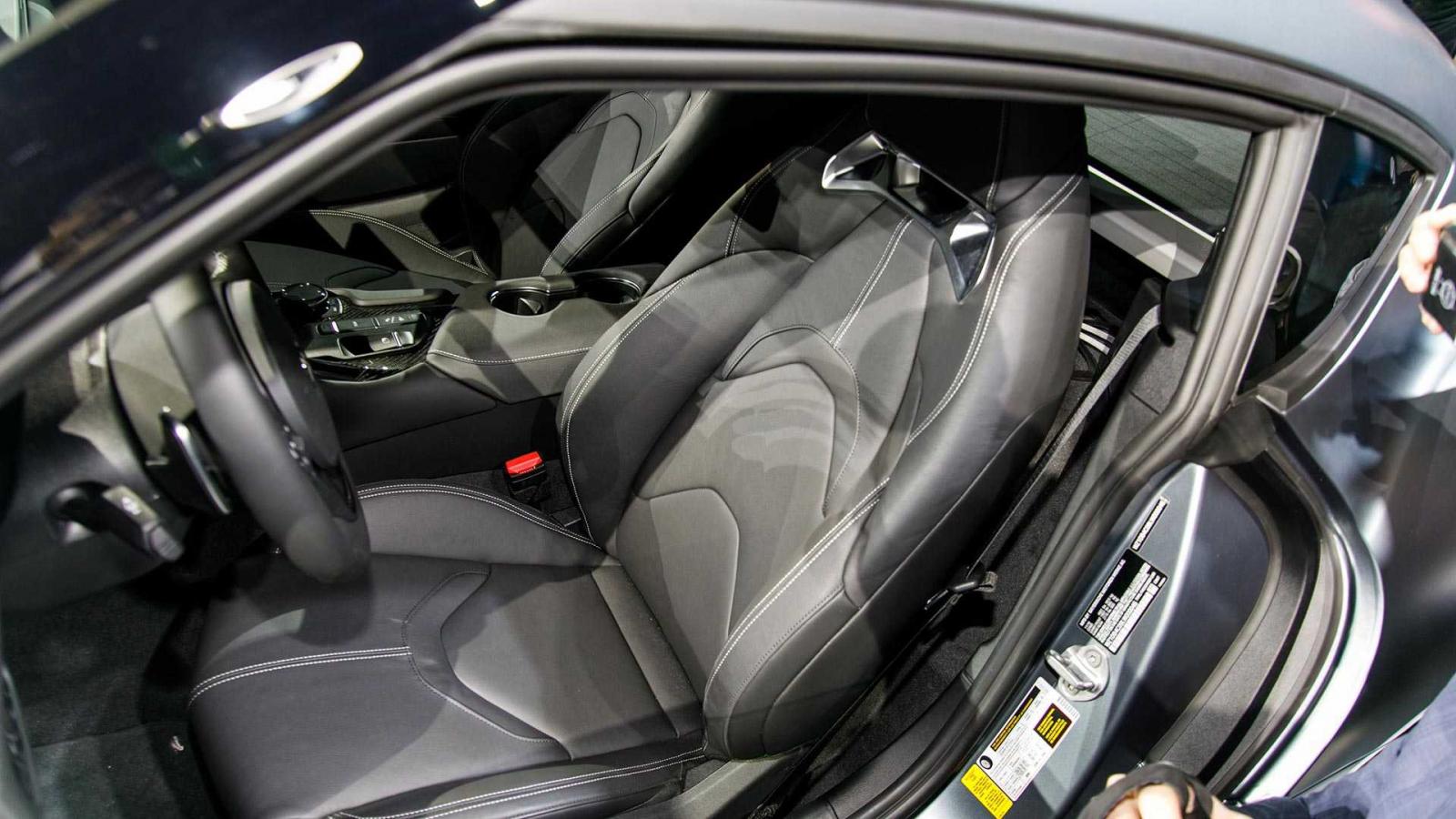 Ghế bọc da sang trọng của Toyota GR Supra 2020