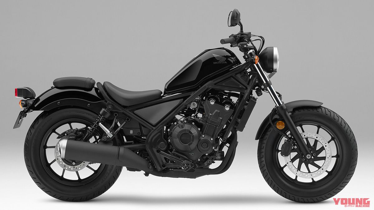 Màu đen truyền thống trên Honda Rebel 500 2019 Màu đen truyền thống trên Honda Rebel 500 2019