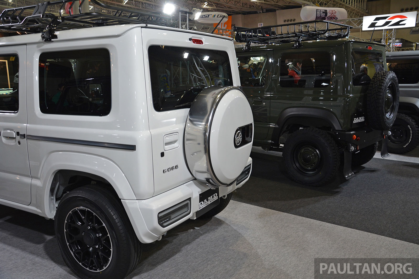 2 chiếc Suzuki Jimny 2019 độ có thể dùng động cơ nguyên bản