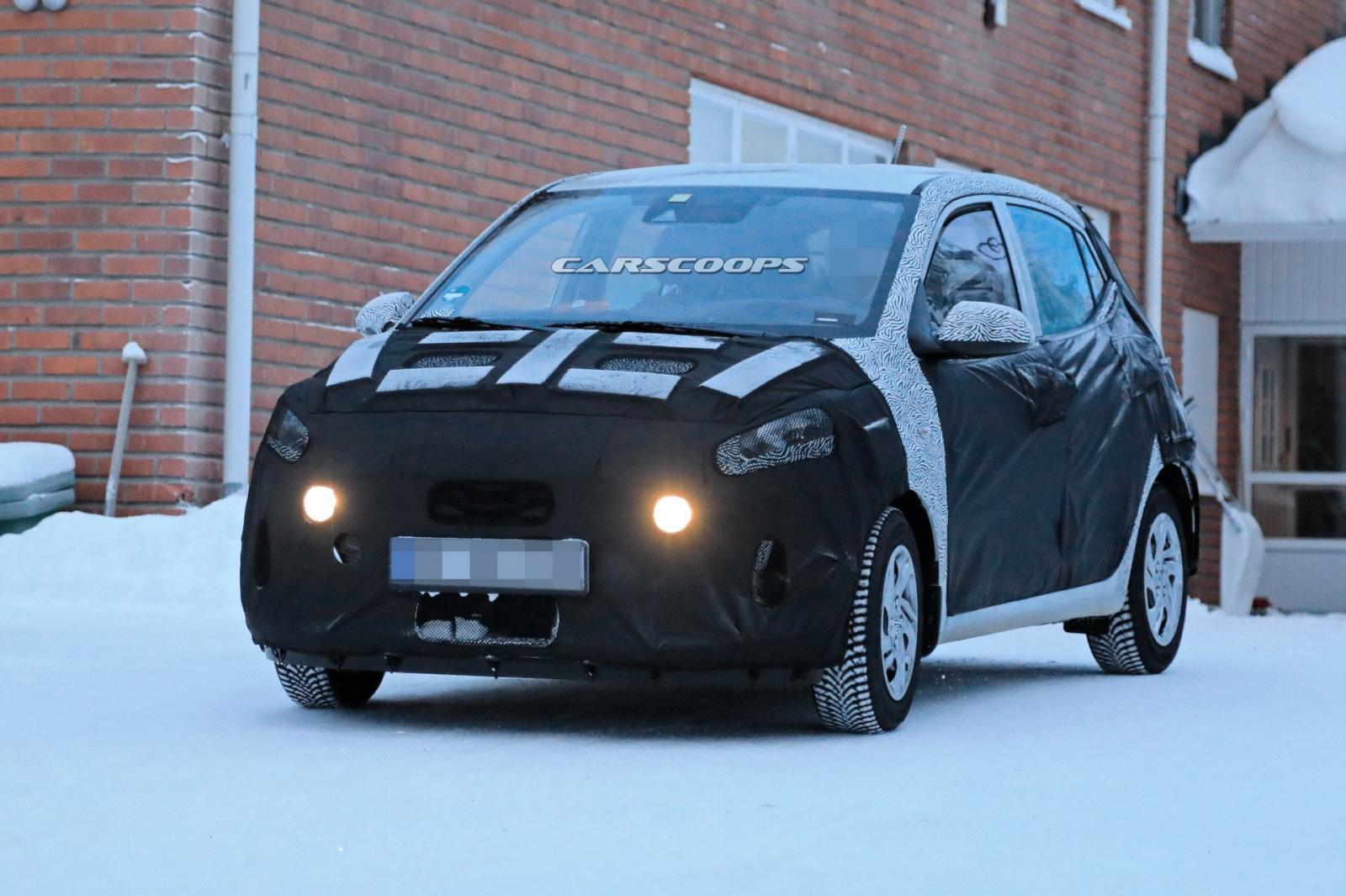 Hyundai i10 2020 chạy trên đường thử tại châu Âu